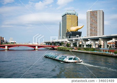 東京遊船螢奈隅田川近吾妻橋 34601489