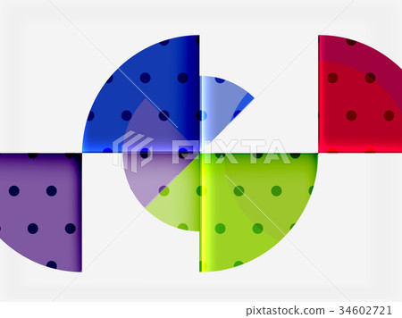 Circle elements on black background Circle elements on black background 34602721