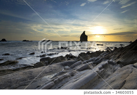 sawarna beach, West Java, Indonesia 34603055