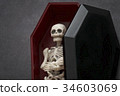 Skeleton in the coffin 34603069