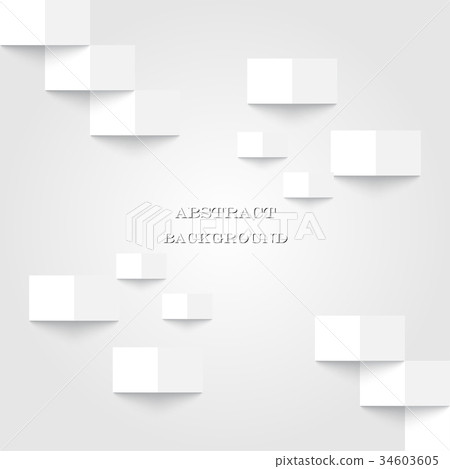 Geometric background Grey white square pattern Geometric background Grey white square pattern 34603605
