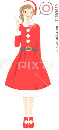 Christmas Full body Santa Mar 34603659