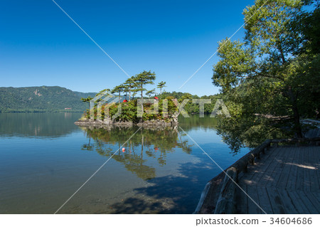 Lake Towada Morning Ebisu Island / Ogurajima Island 34604686
