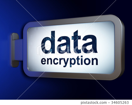 Safety concept: Data Encryption on billboard Safety concept: Data Encryption on billboard 34605263
