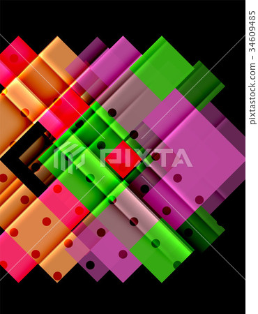 Color arrows on black background Color arrows on black background 34609485
