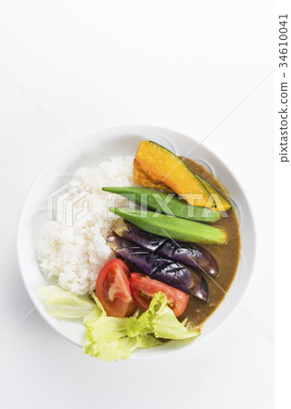 Summer vegetable curry rice Summer vegetable curry rice 34610041