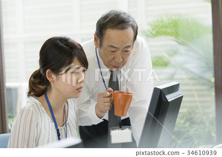 Business boss subordinate Business boss subordinate 34610939