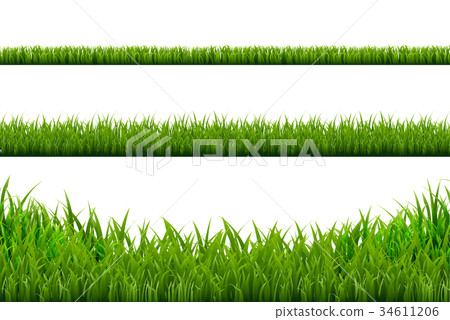 Grass Borders Set 34611206