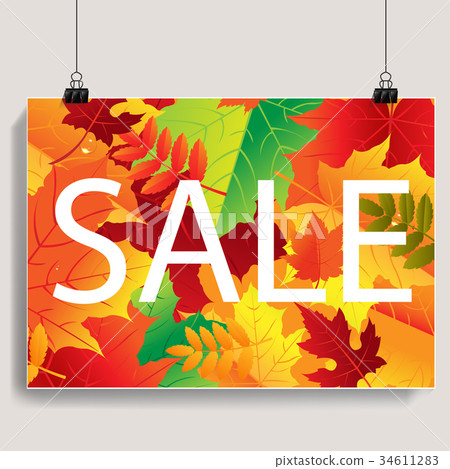 Autumn Sale Banner Autumn Sale Banner 34611283
