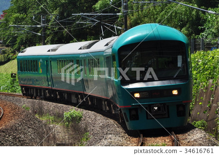 在信越乾線上運行的神秘列車（番禺485系列） 34616761
