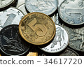 Yuan, Chinese money cash coin 34617720