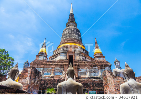 The main stupa, chedi, a national historic place 34617921