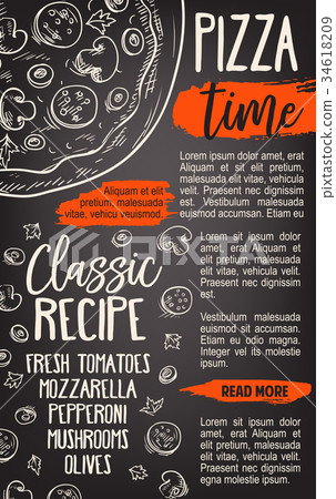 Pizza fast food sketch vector Italy pizzeria Pizza fast food sketch vector Italy pizzeria 34618209