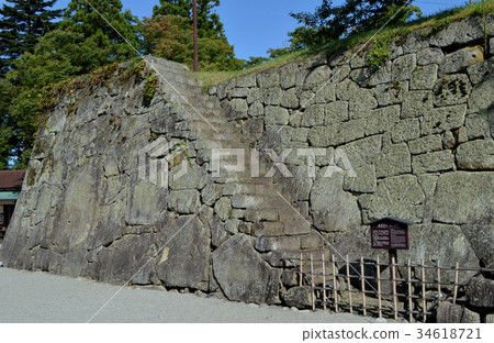 Tsuruga城堡的武士駕駛的石垣 34618721