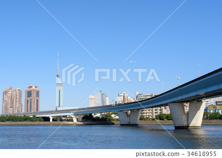 From Hakata-ku, Hakata-ku, Fukuoka, from west to right From Hakata-ku, Hakata-ku, Fukuoka, from west to right 34618955