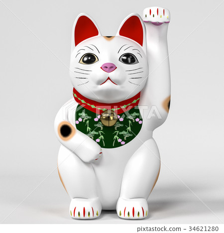 Lucky Cat Hair 34621280