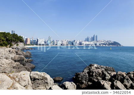 Coastal walkway, Haeundae Hill State Weave, Moonqi Park, Dongbaek Island, Haeundae, Haeundae-gu, Busan 34622054