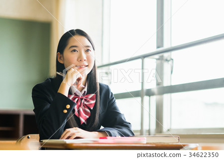 學校的女生 學校的女生 34622350