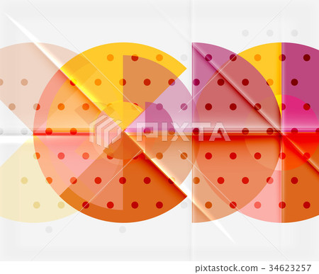 Circle elements on black background Circle elements on black background 34623257
