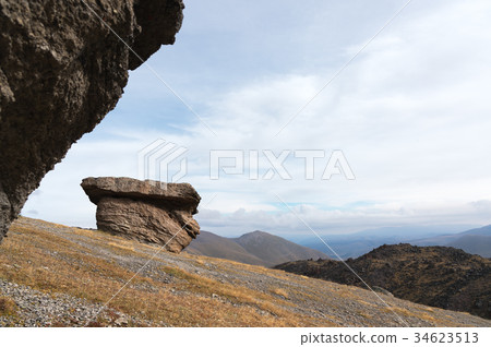 Stone mushrooms on Mount Elbrus in the northern 34623513