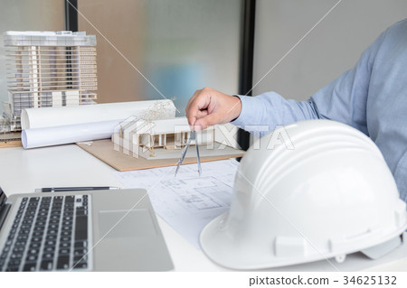 Engineering or Creative architect in construction project, Engin 34625132