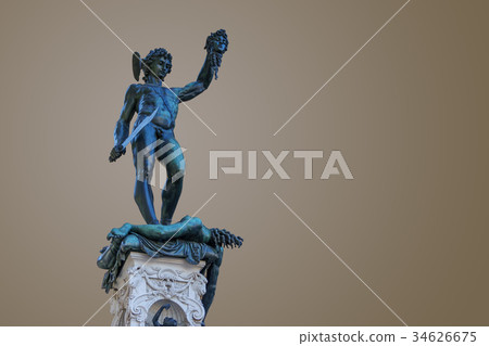 Ancient statue in Florence Tuscany, Italy 34626675