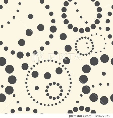 Seamless Circle Wallpaper. Abstract Dot Texture - Stock Illustration ...