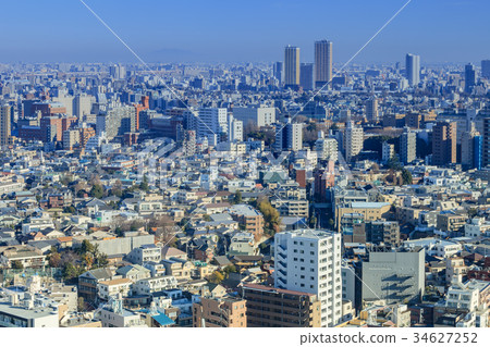 從文京市政中心的東京風景 34627252