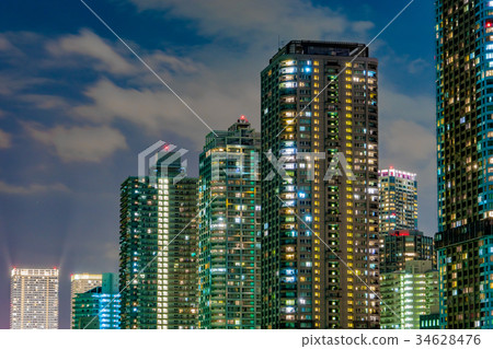 [東京]夜晚的城市風光 34628476