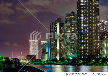 [東京]夜晚的城市風光 34628477