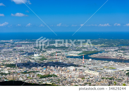  夏天的櫻花山[Kitakyushu Hachiman-ku Onga-gun] 34629244