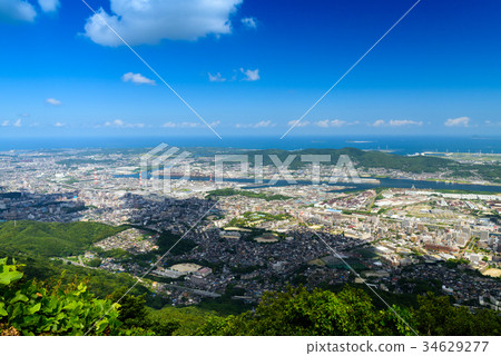  夏天的櫻花山[Kitakyushu Hachiman-ku Onga-gun] 34629277