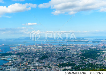  View from Mt. Disakurayama [Ogura Ward, Tobata Ward, Hachiman Ward, Kitakyushu City] 34629927