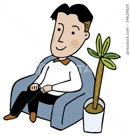 Relaxing on the sofa Relaxing on the sofa 34629929