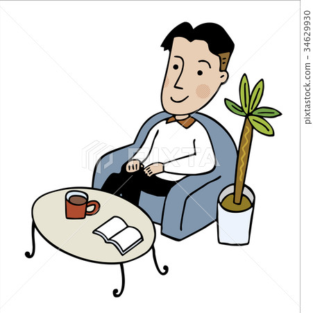 Relaxing on the sofa Relaxing on the sofa 34629930
