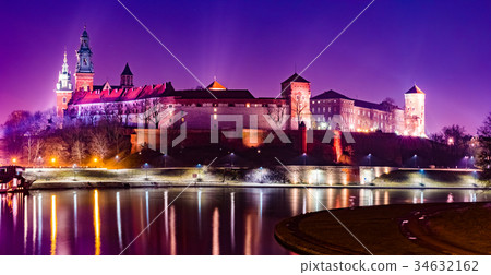 Royal castle of the Polish kings on the Wawel hill 34632162