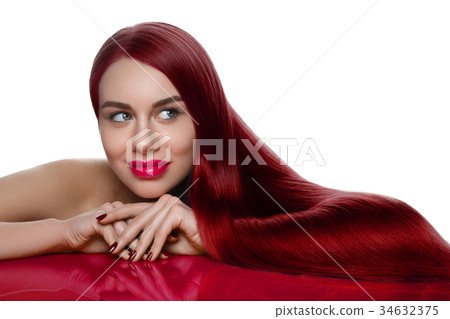 girl with beautiful long hair 34632375