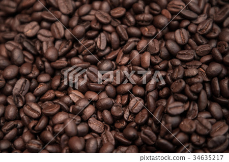 background of coffee beans 34635217