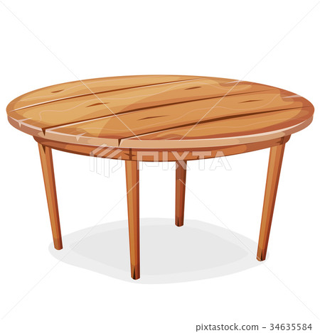 Cartoon Wood Table Cartoon Wood Table 34635584