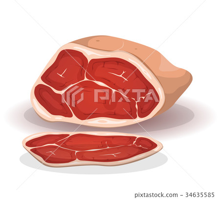 Italian Ham With Slice Italian Ham With Slice 34635585