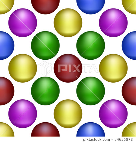 Multicolored balls form the background 34635878