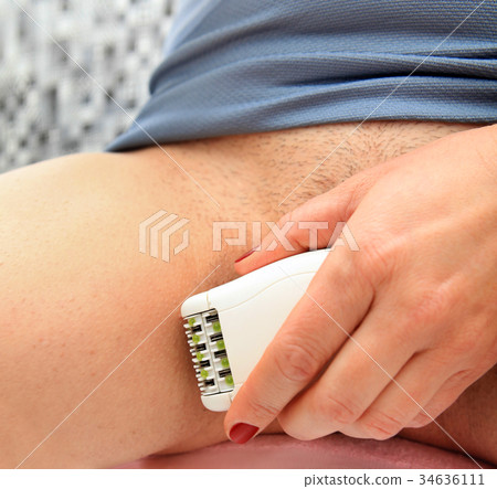 body shaves by epilator 34636111