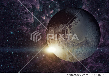 Solar System - Pluto. Solar System - Pluto. 34636158