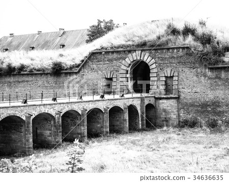 Entrance gate to Terezin town Entrance gate to Terezin town 34636635