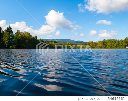 Babylon Pond and Cerchov Mountain in Bohemian Babylon Pond and Cerchov Mountain in Bohemian 34636661