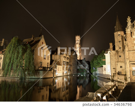 Bruges at night Bruges at night 34636798