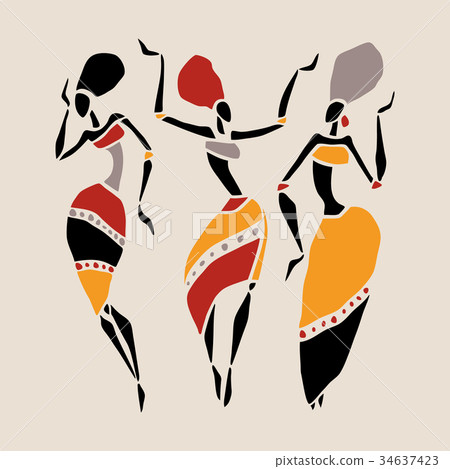 African Beautiful Women 34637423