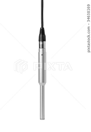Microphone on white background Microphone on white background 34638169