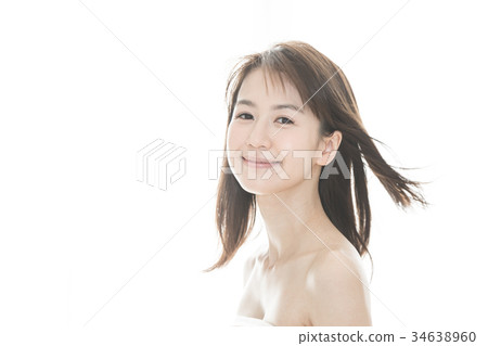 Beauty backlit woman skincare beauty young woman 34638960