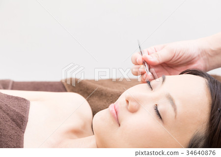 美容美容美容女人美容美髮沙龍年輕女子 34640876